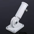 thumbnail image 5 of Hfnggwee 1.5" Adjustable Wall Mount Flag Pole Bracket - Slim Stainless Steel Windsock Holder with Screws for Outdoor/Indoor Display C412-042, 5 of 6