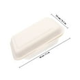 thumbnail image 2 of SHINYPASING 50Pcs To Go Boxes Microwavable Natural Fibers Rectangular For Wedding Tableware, 2 of 8