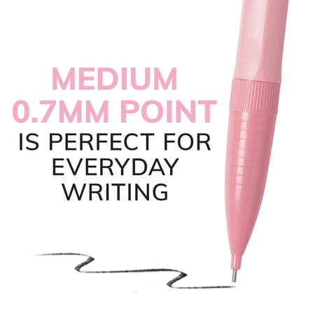BIC Xtra Smooth Pastel Edition Mechanical Pencil 0.7mm #2 Medium Lead (MPNP24-BLK) - Image 6
