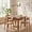 Oak, variant on Dovelina 39.4" Square Dining Table for 4, Kitchen Table with Solid Wood Leg, for Small Apartment, Kitchen, Dining Room