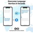 thumbnail image 7 of 2025 AI Language Translator Earbuds Real Time OWS 3-in-1 Translation Earphones 144 Languages & Accents Bluetooth 5.4 Headphones and Long Battery Life Ideal for Travel and Business Headsets, 7 of 7