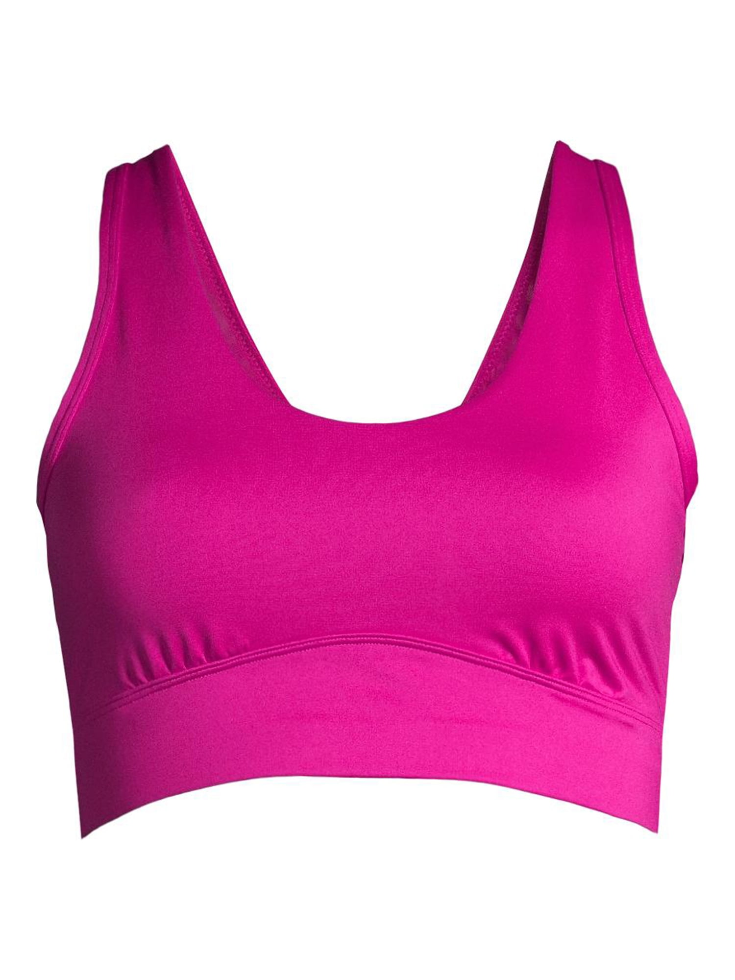 Savvi Fit Swallow Pink Sports Bra Size L With Removable Cups NWT