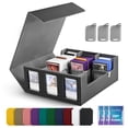 thumbnail image 1 of Caja de almacenamiento de cartas UAONO 1800+ Commander Deck MTG con ventana, 1 of 7