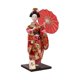 thumbnail image 2 of Estatua de escritorio de 30 cm (12"), muñeca geisha japonesa con kimono, regalo, figura de kabuki asiática, estatuilla. Estilo B, 2 of 9
