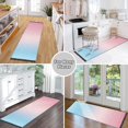 thumbnail image 6 of Yayeee Runner Rug for Bedroom 2'x6' Machine Washable Hallway Non Slip Mat, Light Pink Gradient, 6 of 8
