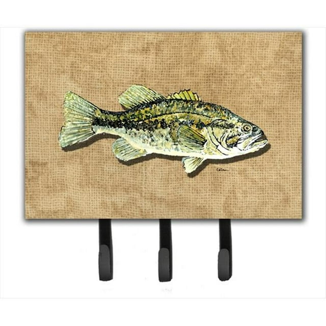 Carolines Treasures 8806TH68 6 x 9 In. Small Mouth Bass Leash or Key Holder