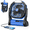 Blue, variant on morfec Camping Fan with LED Light, 20000mAh Portable Rechargeable Fan, Battery Operated Fan for Outdoor, Travel, Hiking, Fishing, Army Green