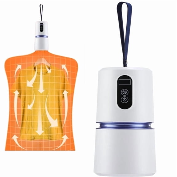 Portable Clothes Dryer, Mini Laundry Dryers for Small Spaces Electric Small Compact Dryers Hanging Drying Machine with Dryer Bag for Travel, RV, Home, Apartment