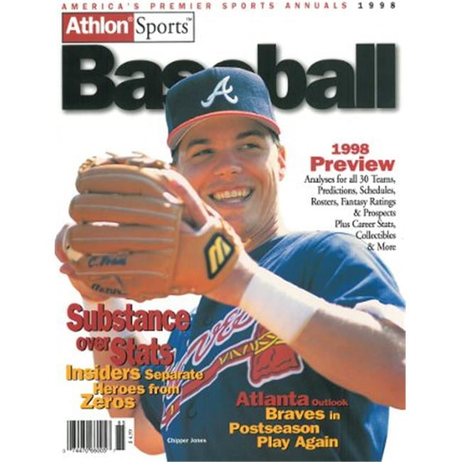 Athlon CTBL013284 Chipper Jones Unsigned Atlanta Braves Sports 1998