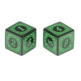 thumbnail image 4 of 10x Dados Poliédricos Acrílicos de 6 Dados de Juguete Adultos Jugar Familiar Bar Juguetes tretenimiento verde-1 CUTICAT Dados de juego poliédricos, 4 of 7