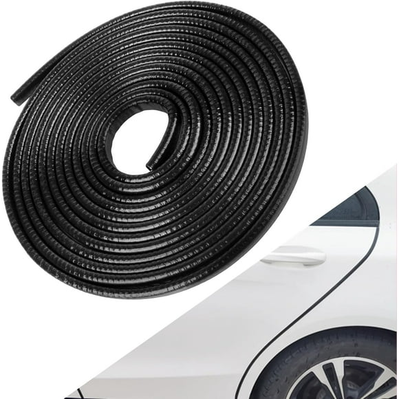 Car Door Edge Guards Black - 16.5Ft(5M) Car Door Protector Fits Most Vehicles,Provides Edge Trim and Paint Protection for Trucks,Suvs,Sedans,No Adhesive Required,Fade Resistant,Easy to Cut