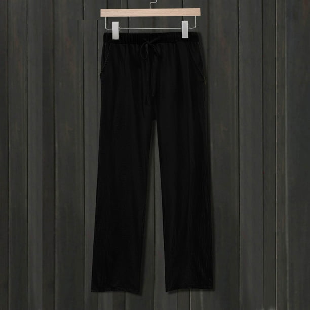 WILLBEST Pantalones Casuales Cómodos para Mujer, Pantalones de Entrenamiento Diarios con Cintura Elástica, Pantalones Largos Holgados y Sólidos con Bolsillos para Uso Diario. Chica