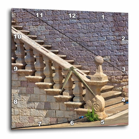 3drose, Italy, Umbria, Assisi. Basilica of Saint Francis of Assisi, 10x10 Wall Clock