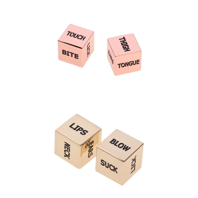 4pcs 16mm Adult Fun Dice Toys Romantic Dice Love Game Dices SM SunniMix Dados de amor para adultos