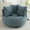Turquoise, variant on Oversized Bean Bag Couch, Corduroy Lazy Sofa with Foam Filler, Soft Floor Sofa with Convenient Handle for Gaming Reading Living Room Bedroom Office, Black