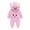 #0248-Pink, variant on Newborn Baby Winter Thickened Cat-Print Hooded Jumpsuit Fleece Crawling Suit for Newborn Winter Days, Indoor Cuddles, Family Photos, Stroller Rides 0-12M