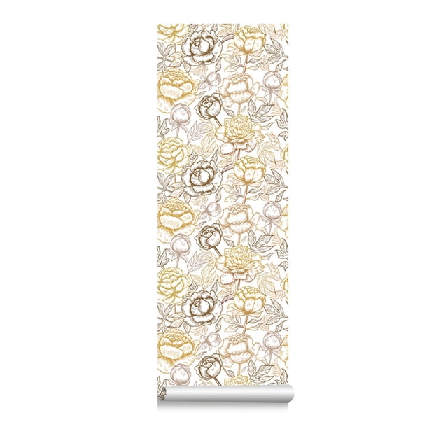 Bearachild Pegatina de reparación con diseño de flores, calcomanía autoadhesiva impermeable, decoraciones, parche de suelo resistente al desgaste, Decoración del hogar Tipo4 40x150cm(S) Bearachild HA064779-04