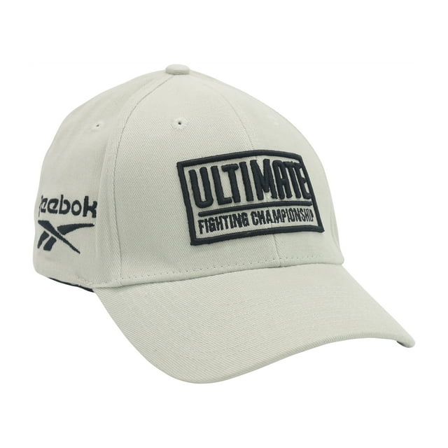 Gorra de béisbol Reebok Ultimate Fighting Championship para hombre, gris, extragrande
