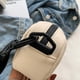 thumbnail image 5 of Bolsa de hombro simple Paquete de teléfono con cámara de cuero cuadrado pequeño Color sólido JShteea Para Estrenar, 5 of 9