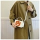 thumbnail image 4 of Bolso de Mano con Forma de Calabaza de Halloween | Bolso Bandolera para Fiestas | Piel Sintética Blanca | 20,5 X 12 X 7 Cm | Diseño Festivo de Calabaza, 4 of 6
