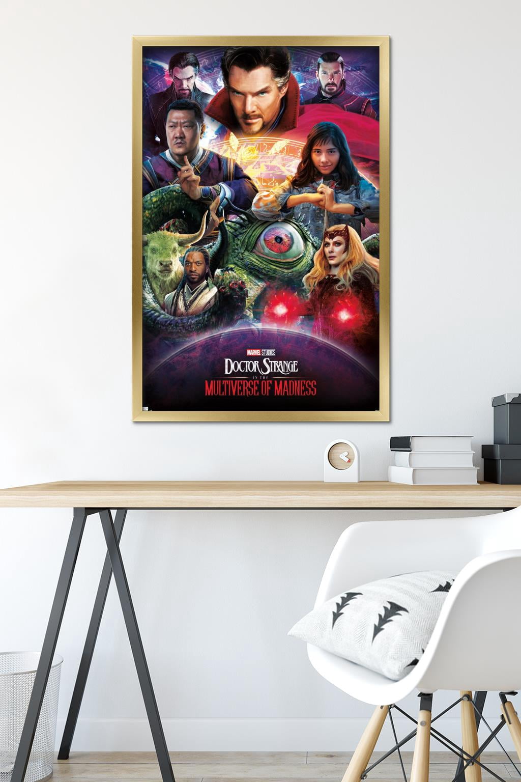 Marvel Doctor Strange in the Multiverse of Madness - Amazing Wall Poster, 22.375" x 34" Framed