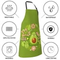 thumbnail image 5 of Kdxio Avocado Keep Calm Apron with Pockets Adjustable Kitchen Aprons for Men Women Waterproof Aprons for Cooking,Drawing,Crafting, Baking Household Cleaning, 5 of 8