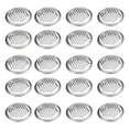 thumbnail image 1 of Eigraketly 20 unids/set cubiertas de malla negras con orificios de ventilación de acero inoxidable fácil instalación duradera Herramientas y ferretería, 1 of 6