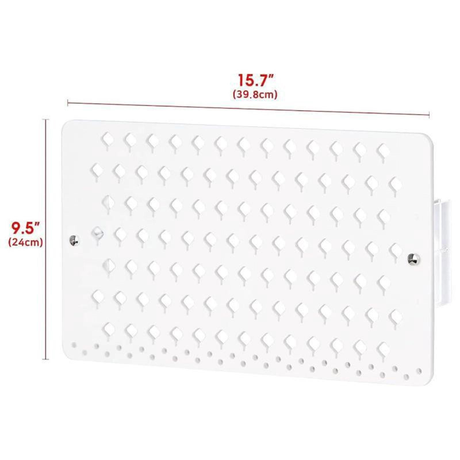 Segolike Earring Hanging Organizer Ear Studs Display Rack Acrylic Sturdy Dresser Jewelry Storage Rack Earring Holder Stand for Bedroom