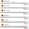 thumbnail image 2 of 37 Pieces Invisible Ring Size Adjusters Spiral Insert Invisible Strip Adjuster Perfect for Any Size Loose Rings with Polishing Cloth (3 styles), 2 of 6