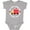 AC-Heather Grey, variant on Inktastic My Gigi Loves Me Valentine Truck Boys or Girls Baby Bodysuit
