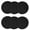 6 packs black, variant on 6Pack Silicone Coasters for Drinks Anti-Slip Durable Reusable Drink Coasters Set Non Slip Cup Coasters Silicone Coasters