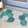 thumbnail image 2 of Unique Bargains Large Doormats Floor Mats Indoor Entrance Inside Rubber Washable Non-Slip White, 2 of 6