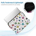 thumbnail image 2 of FORMRS 13-13.3 inch Laptop Sleeve Case Soft Carrying Quilted Computer Bag Cover, Green Stars, 2 of 7