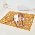 thumbnail image 2 of Yellow Puppy Dog Food Footprints Blanket,Comfortable Soft Flannel Throw Blanket,All Season,Warm Lightweight Blankets for Sofa Bed Couch Living Room Chair,30"x40", 2 of 4