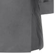 thumbnail image 6 of IROINNID Women Loose Fit V Neck Button Down Cotton Linen Blend T Shirt Casual Comfortable All Match Top Breathable Soft Everyday Wear(Gray#2,4XL), 6 of 6