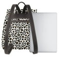 thumbnail image 3 of Yiaed Heart Leopard Print Laptop Backpack for Women Slim Computer Bag Work Travel College Backpack Purse Fits 14 Inch Notebook, 3 of 4