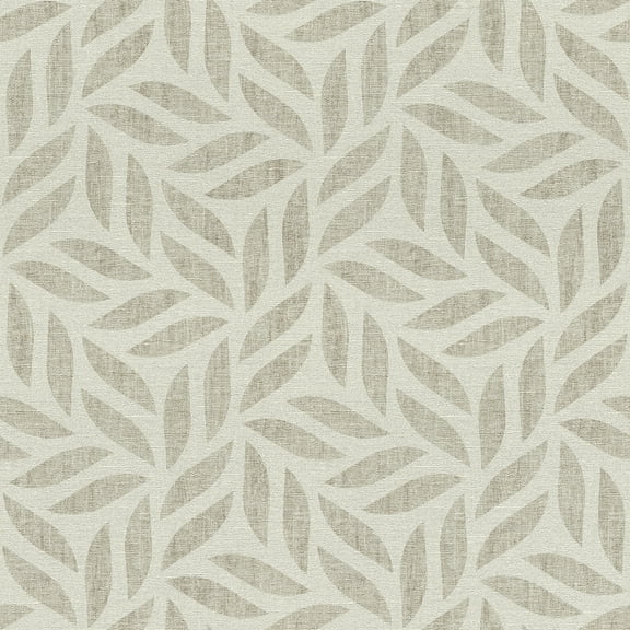 Advantage Sagano Light Grey Leaf Wallpaper
