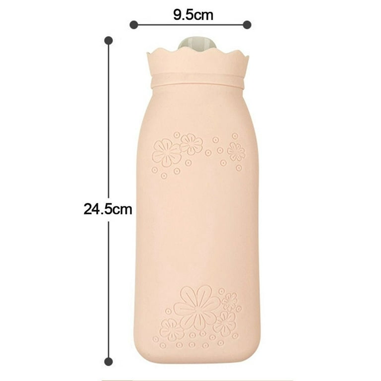 ULTECHNOVO 2 Sets Hot Water Bottle Winter Accessories Icepack Kids Thermal  Water Bottle Heating Pad Portable Belly Warmer Reusable Hot Water Bag