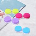 thumbnail image 2 of 24 Pieces Woman Man Contact Lens Case Leakproof Lady Colored Cosmetic Box Holder Eye Care Soak Container Cosmetic Eyewear Accessory Dormitory, 2 of 9
