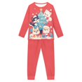 thumbnail image 5 of DISNIMO Christmas Pink Dog Pjs for Girls Size 3-4 Pajamas Boys Pj Sets for Kids 2 Piece Pajama Set Girls Long Sleeve Pajamas for Kids Lounge Sets Girls Sleep Wear for Kids with Pockets, 5 of 7