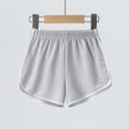 thumbnail image 4 of Unisex Kids Solid Athletic Shorts, White Binding Elastic Waist Summer Beach Sports Shorts for Boys Girls 2â12 Years, 4 of 7