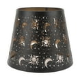 thumbnail image 2 of Clip On Lamp Shade, Hollow Out Iron Multifunction Shadow Lamp Shade Decorative E27 E26 Easy To Install  for Living Room, 2 of 7