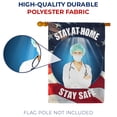 thumbnail image 4 of America Forever Doctor Stay at Home House Flag, 28 x 40 inch Double Sided, Medical Professional Flag, USA Patriotic Banner, Healthcare Hero Decor, Pandemic Yard Flag, 4 of 5