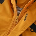 thumbnail image 5 of Odeerbi Toddler Winter Coat Kids Boys Outerwear Jackets Baby Girl Cartoon Hooded Warm Jacket Coat Outwear Yellow, 5 of 8