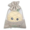 thumbnail image 2 of -Pack Large Linen Burlap & Organza Gift Bags w. Drawstrings (6.5x8.5 in, Beige) - Party Favors, Presents, Samples & Treats Mesh Pouch by The Display Guys, 2 of 4