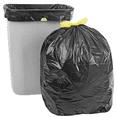 thumbnail image 2 of 33 Gallon 1.1 MIL Drawstring Trash Bags -Black, 100 Pack Garbage Bags 33" x 40", 2 of 2