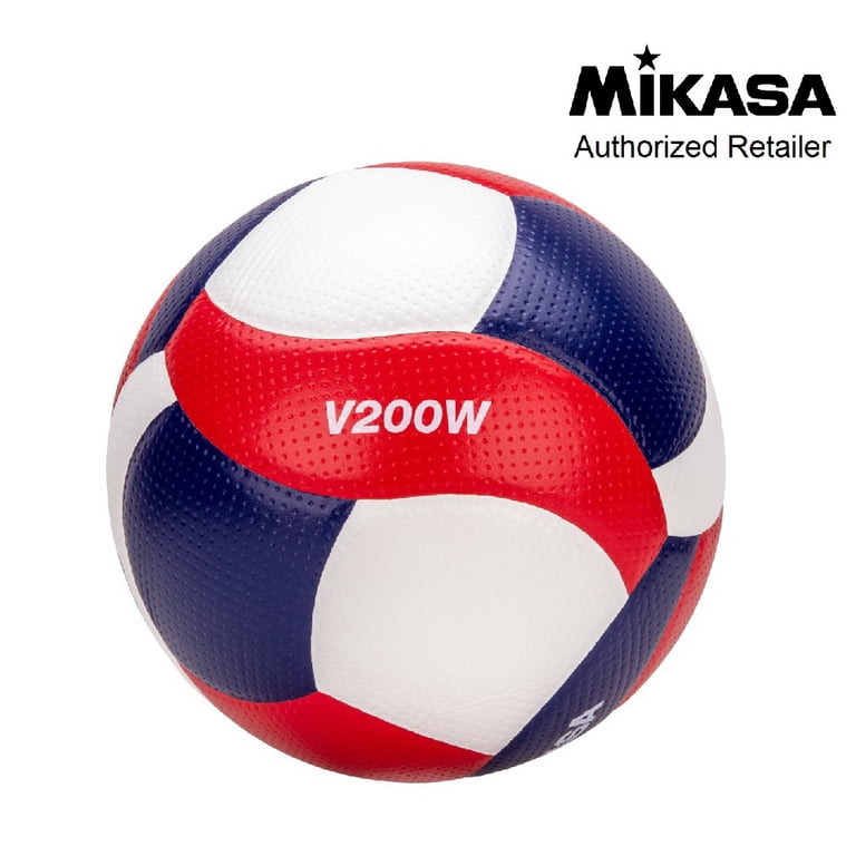 Mikasa, FIVB Official Game Volleyball, V200W-USA, Size 5, White