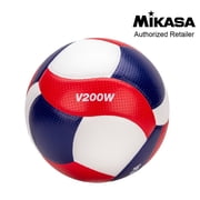 Mikasa V200W-USA Official FIVB Game Volleyball Official Size 5 Indoor and Outdoor Volleyball FIVB approved Volleyballs.