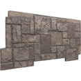 thumbnail image 3 of Ekena Millwork 49"W x 24 1/2"H x 1 1/4"D Castle Rock Stacked Stone, EverStone Faux Stone Siding Panel, Cascade River, 3 of 9
