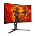 thumbnail image 3 of AOC CQ27G3Z Monitor curvo para juegos de 27", QHD 2K 2560x1440, 1000R VA, 240 Hz 0,5 ms, FreeSync Premium, soporte de altura ajustable, conmutador Xbox PS5, 3 años de punto cero brillo, negro, 3 of 5